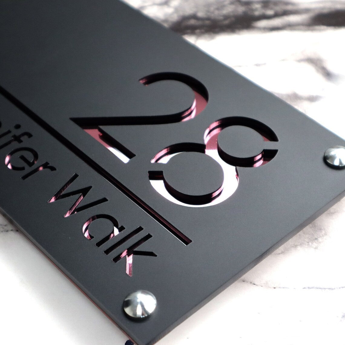 Acrylic Doorplate Personalized Hotel Apartment Residential Outdoor