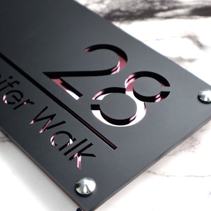 Acrylic Doorplate Personalized Hotel Apartment Residential Outdoor