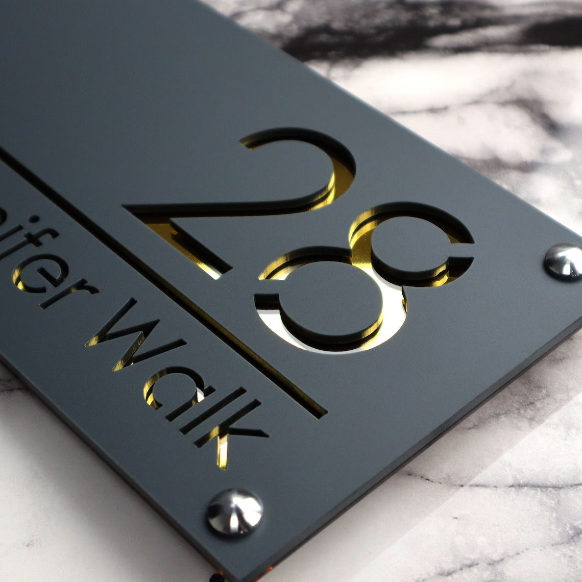 Acrylic Doorplate Personalized Hotel Apartment Residential Outdoor