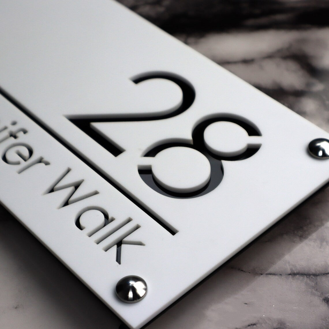 Acrylic Doorplate Personalized Hotel Apartment Residential Outdoor